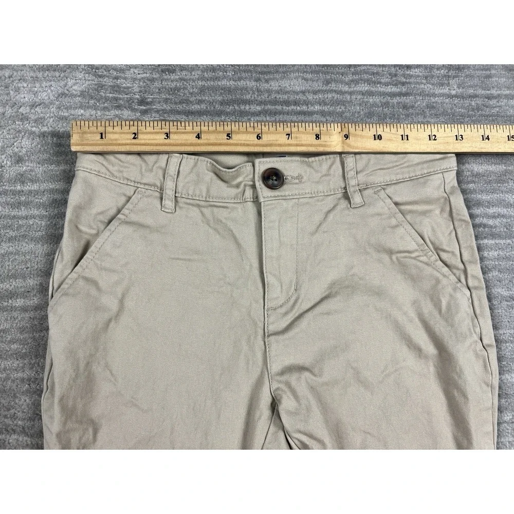 Old‎ Navy Pants Boys 14 Slim Beige Skinny Adjustable Chino Casual